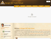 Tablet Screenshot of devagiricmipublicschool.com